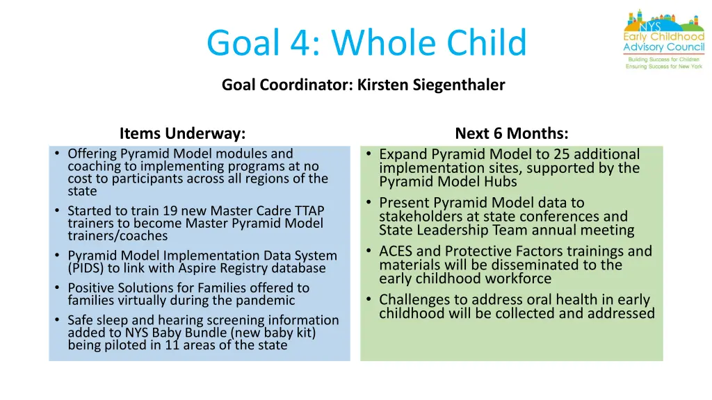 goal 4 whole child