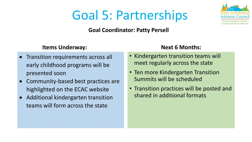 goal 5 partnerships