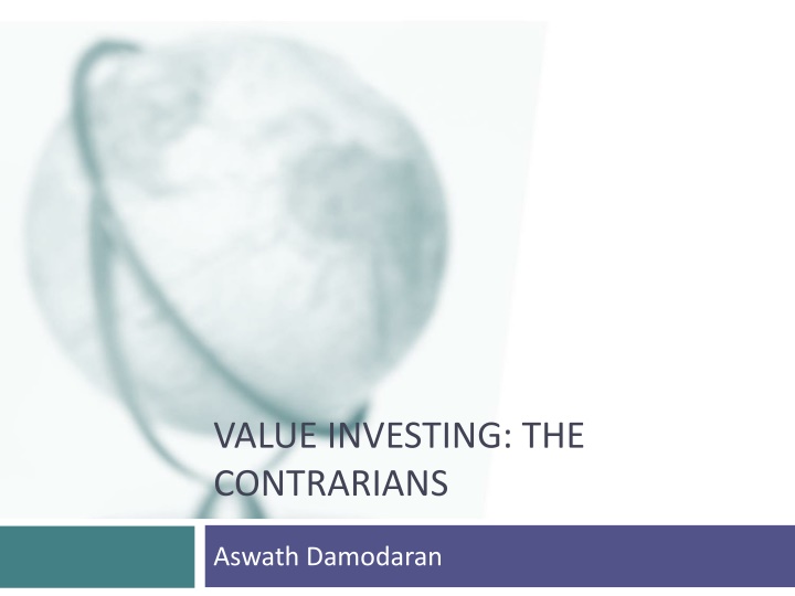 value investing the contrarians