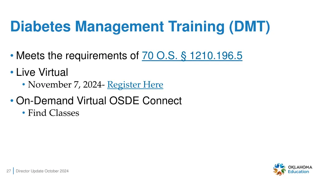 diabetes management training dmt