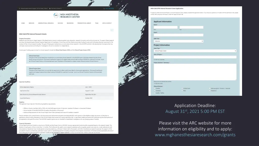 application deadline august 31 st 2021 5 00 pm est
