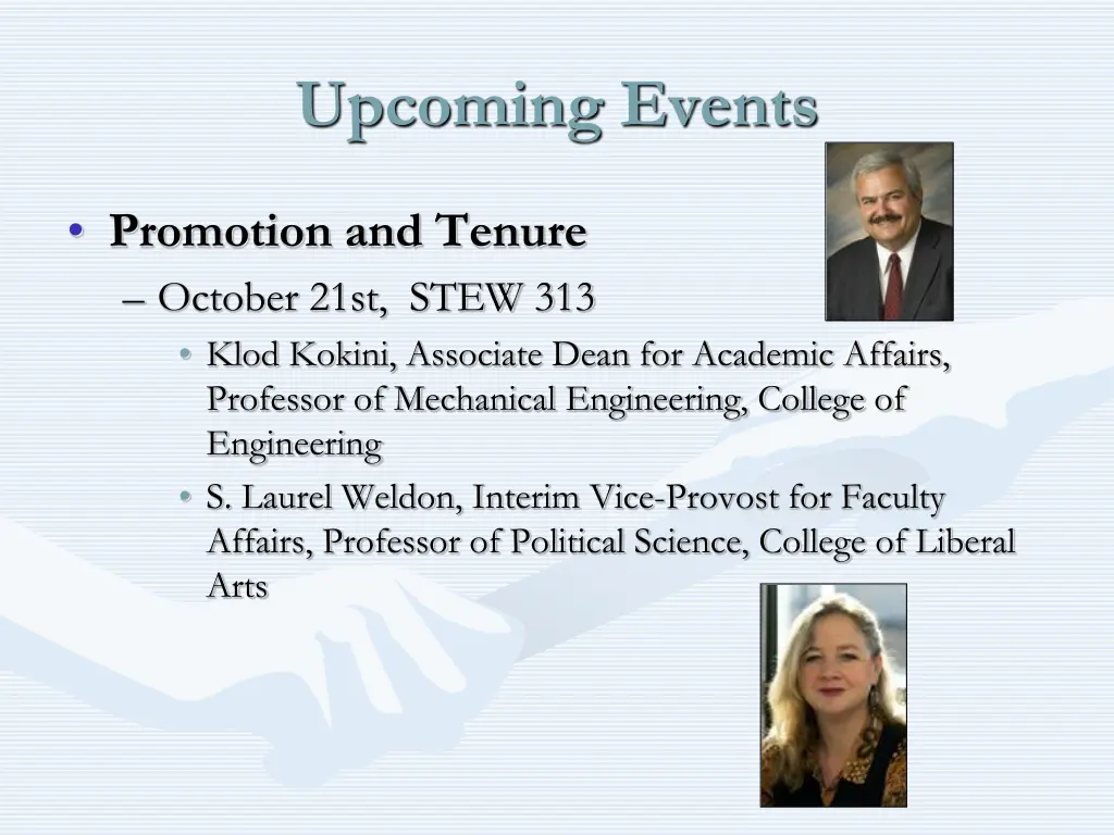 upcoming events