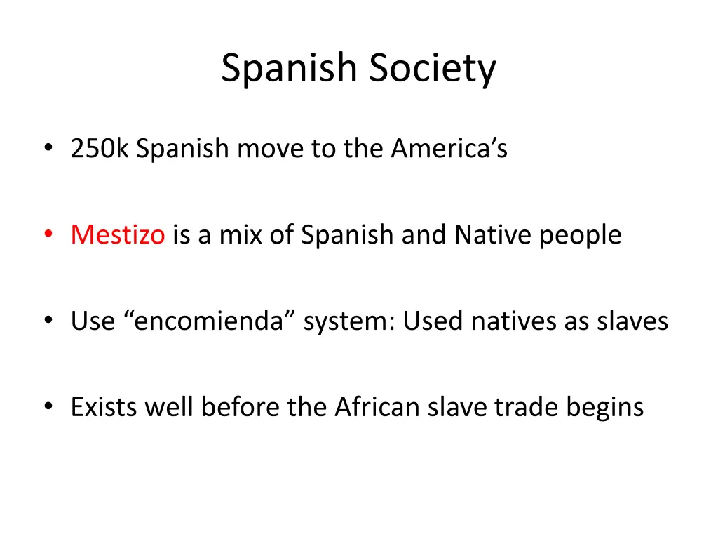 spanish society