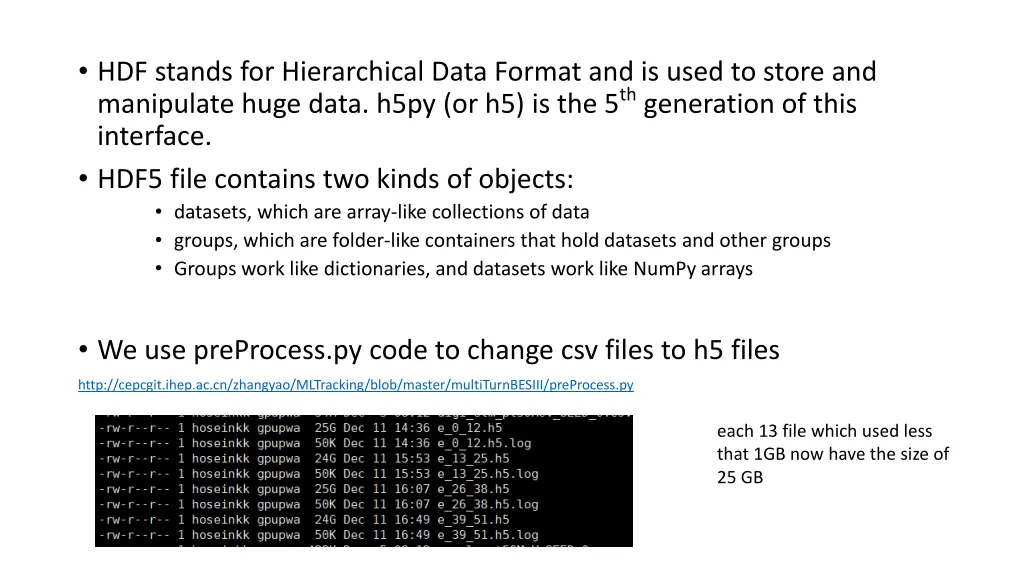 hdf stands for hierarchical data format