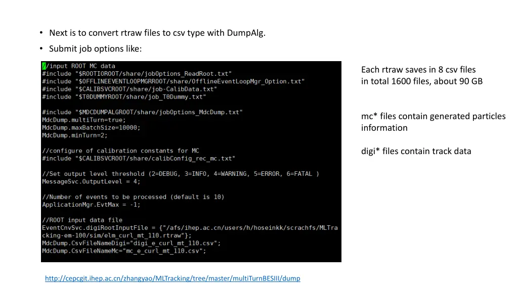 next is to convert rtraw files to csv type with