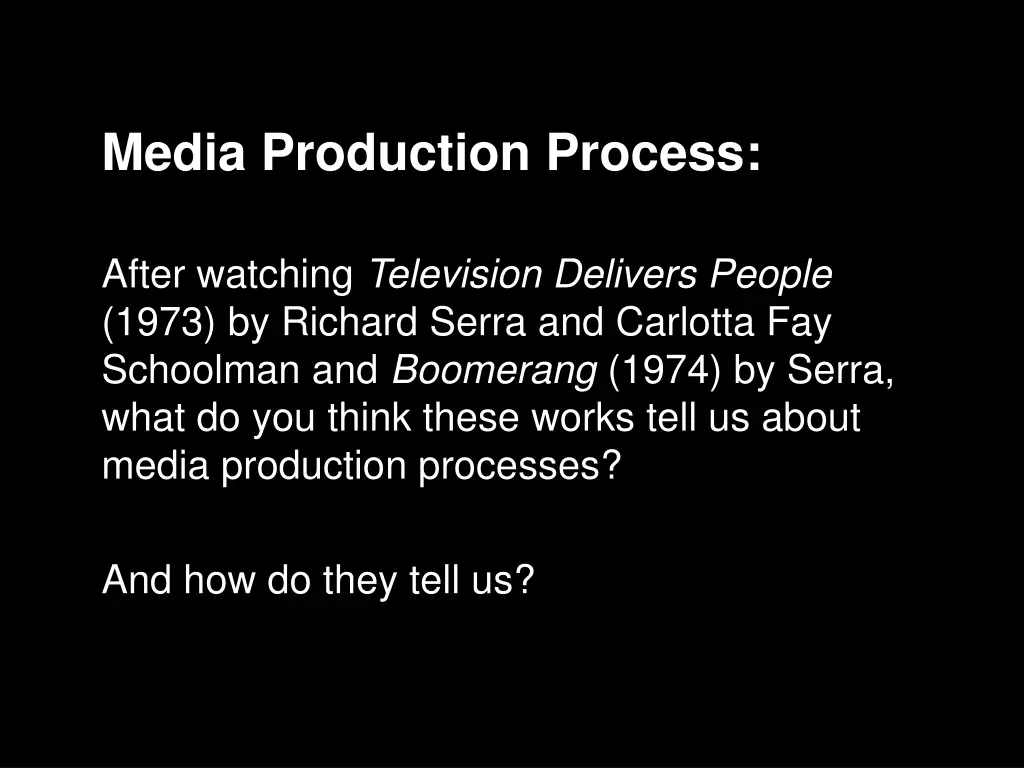 media production process 1