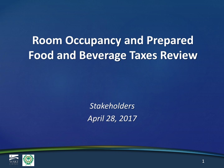 room occupancy and prepared food and beverage