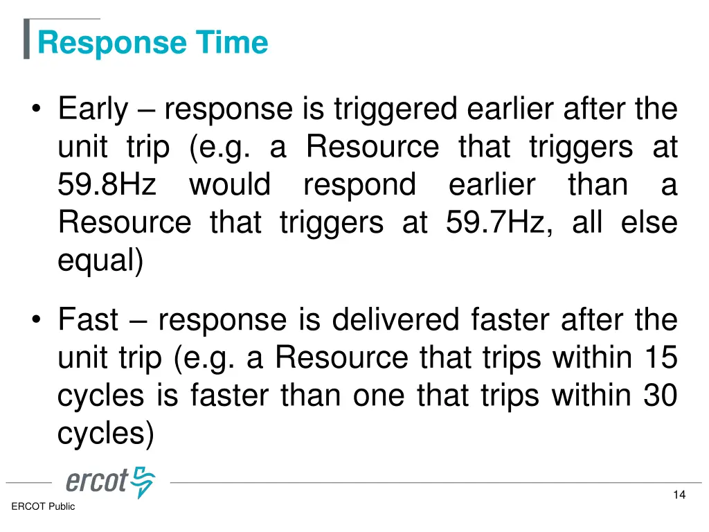 response time