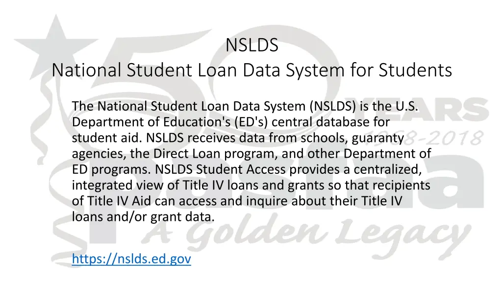 nslds