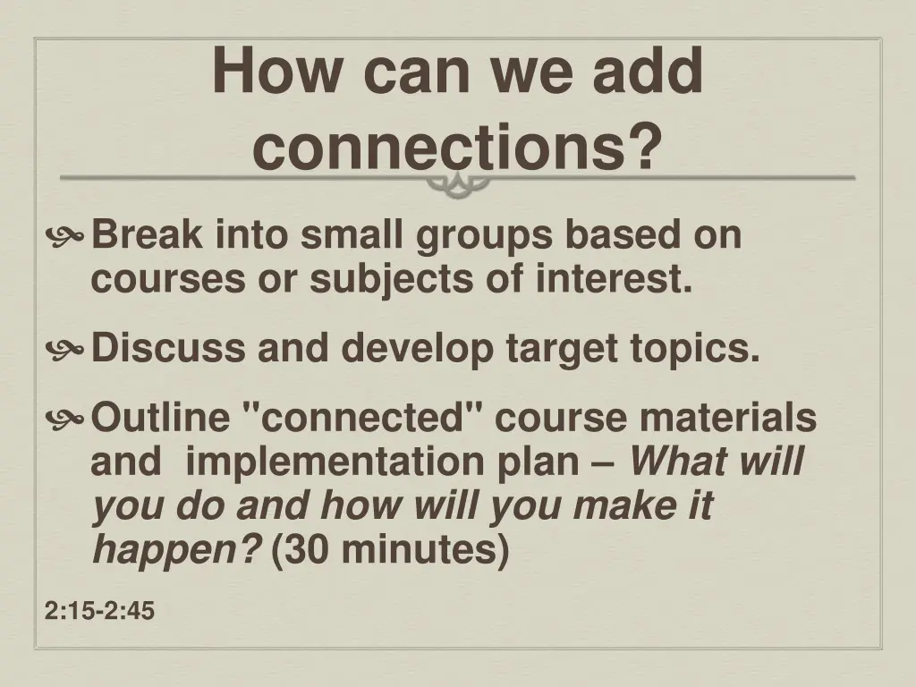 how can we add connections