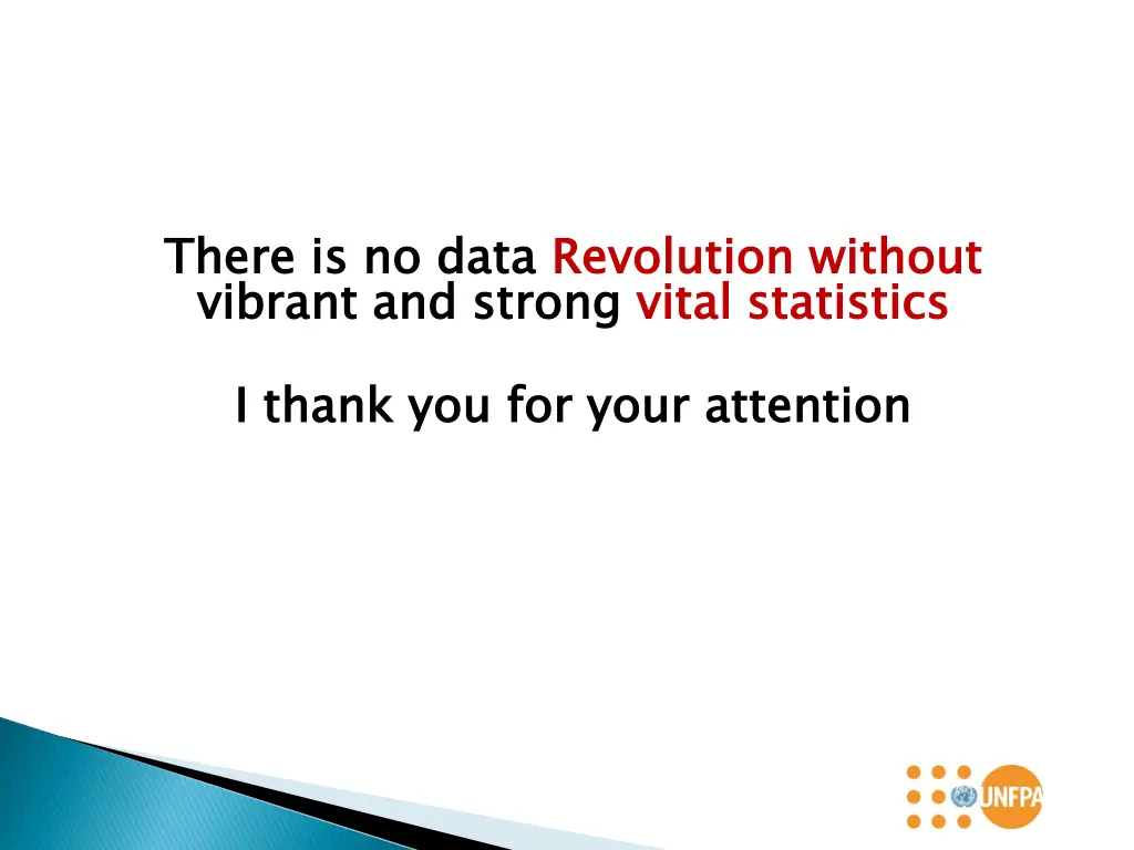 there is no data vibrant and strong