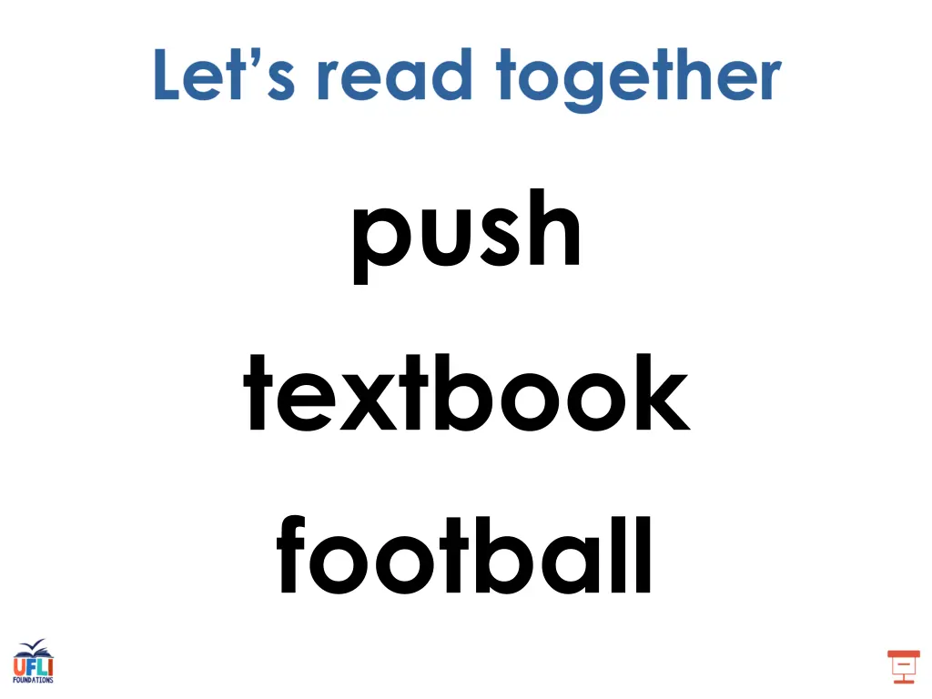 push textbook football