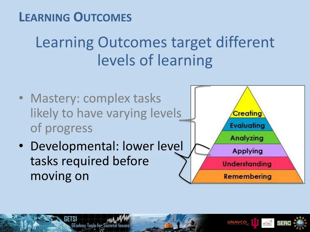 l earning o utcomes 1