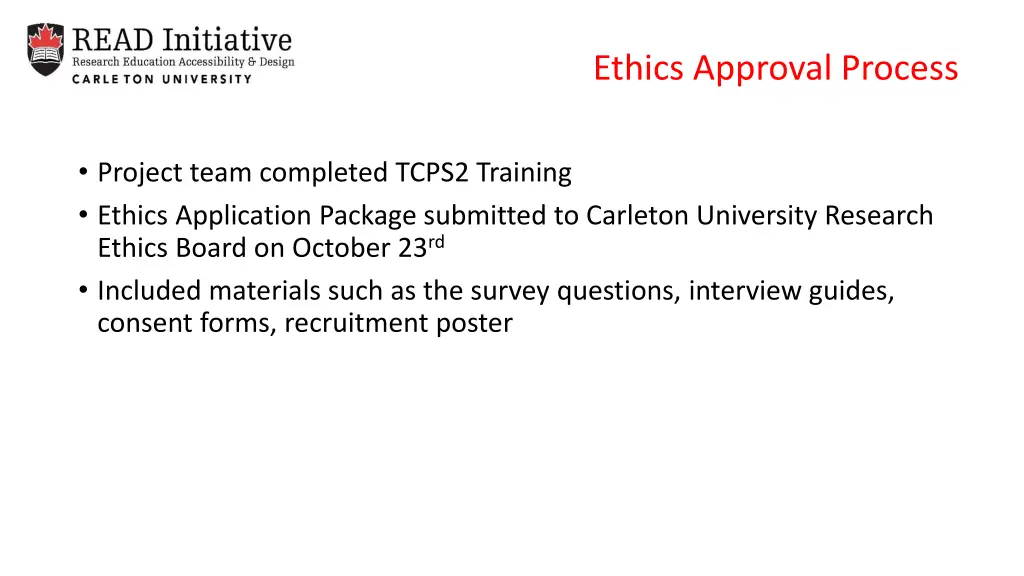 ethics approval process