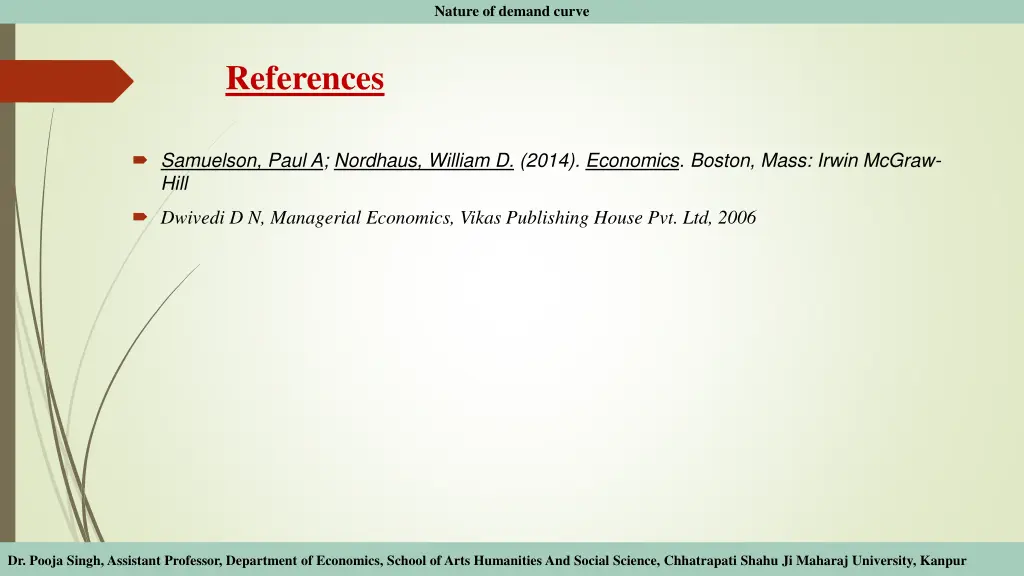 nature of demand curve 7