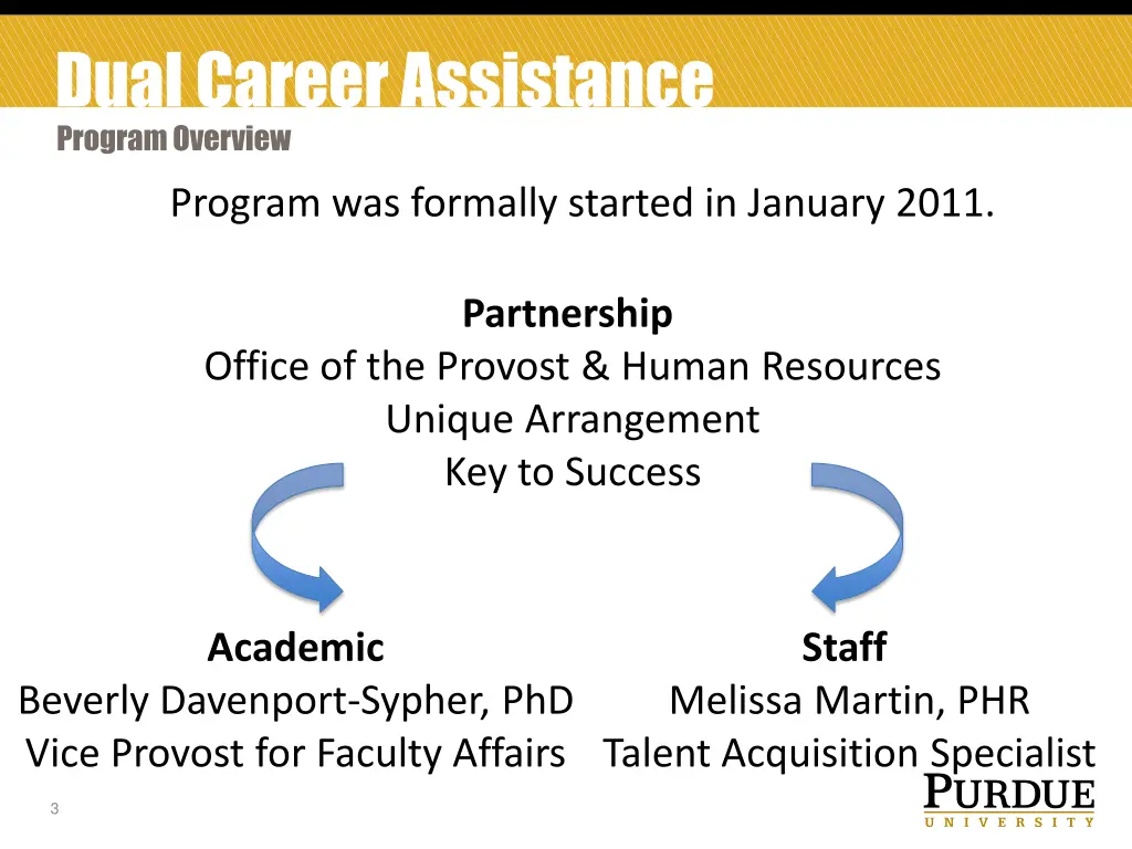 dual career assistance program overview
