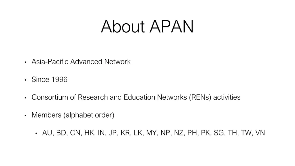 about apan