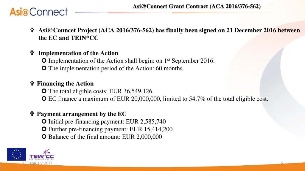 asi@connect grant contract aca 2016 376 562