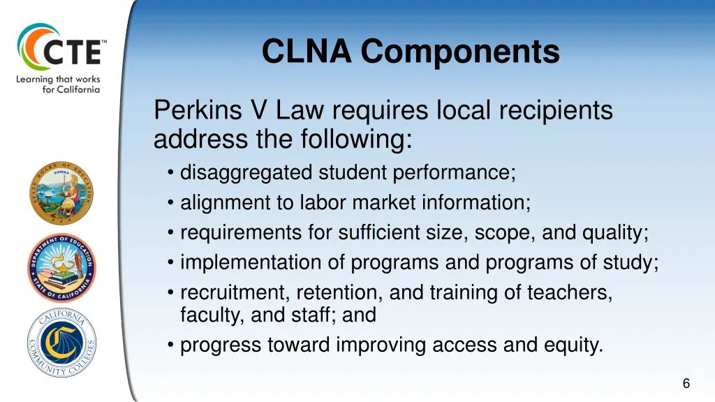 clna components