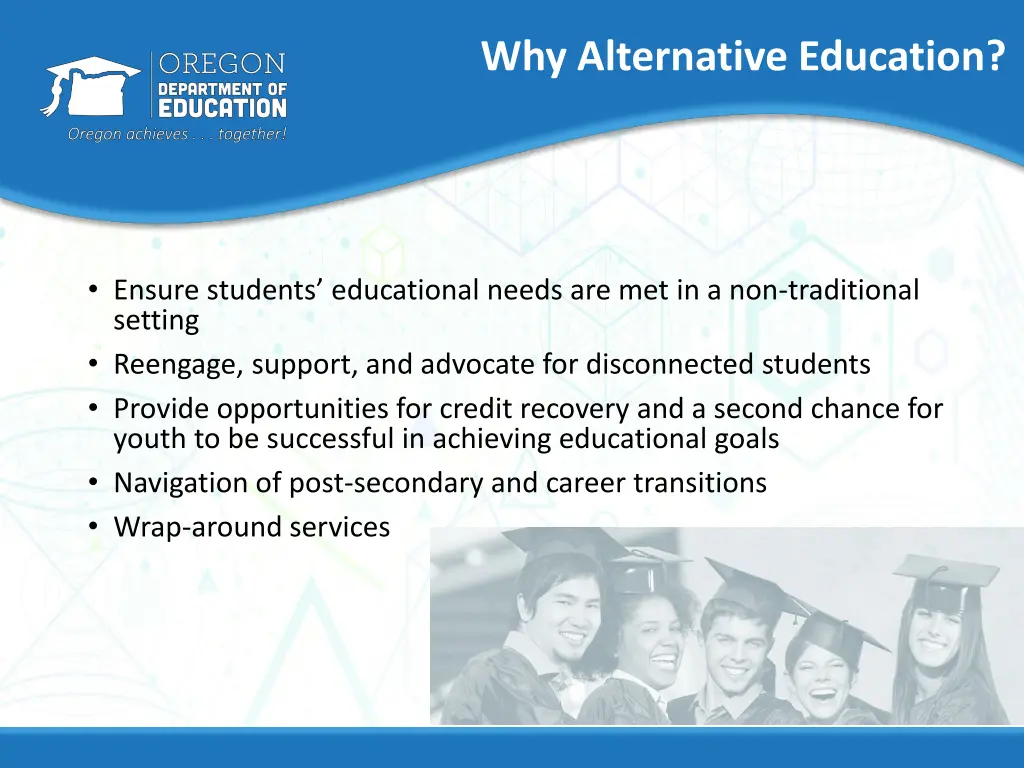 why alternative education