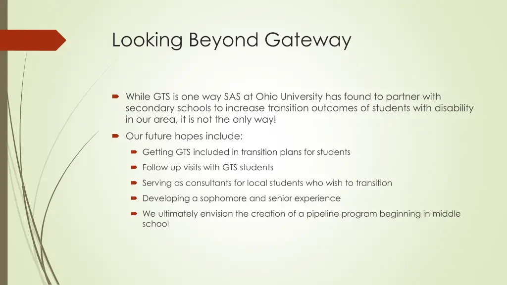 looking beyond gateway