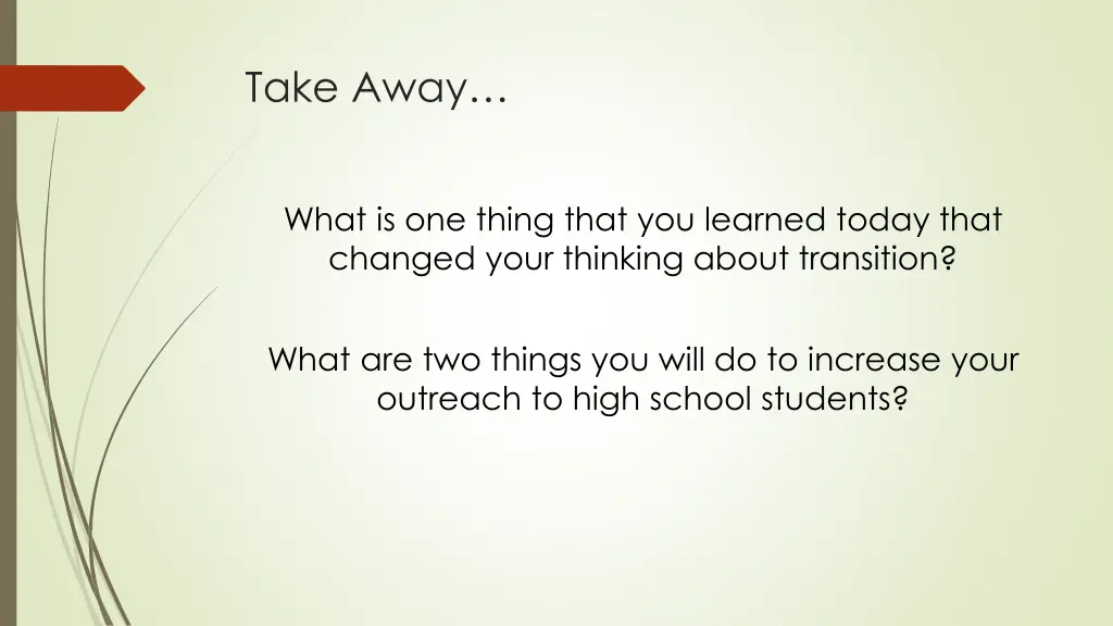 take away
