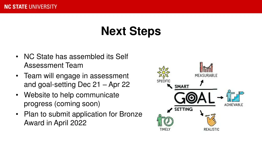 next steps
