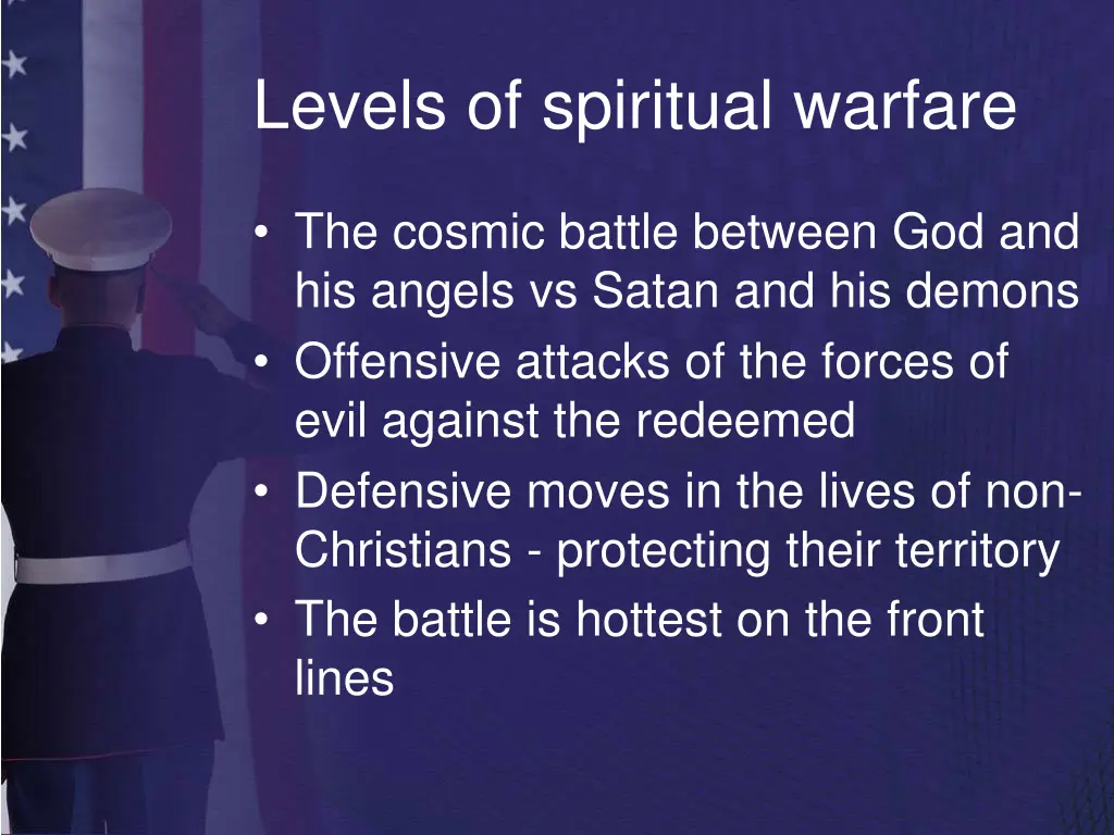 levels of spiritual warfare
