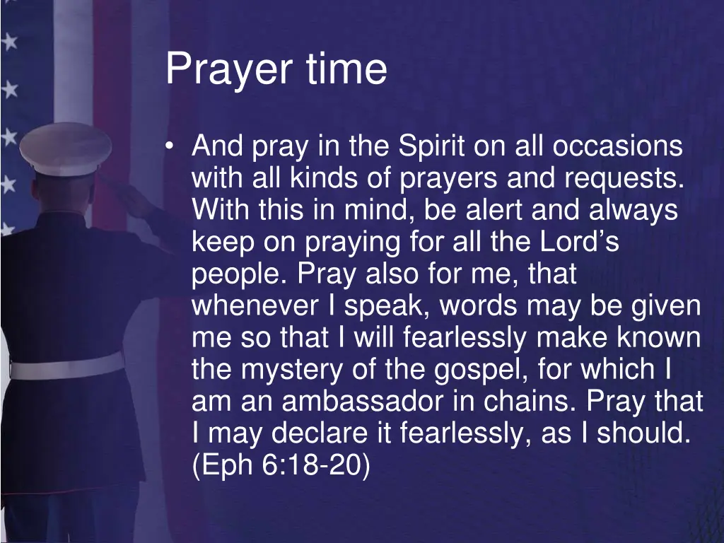 prayer time