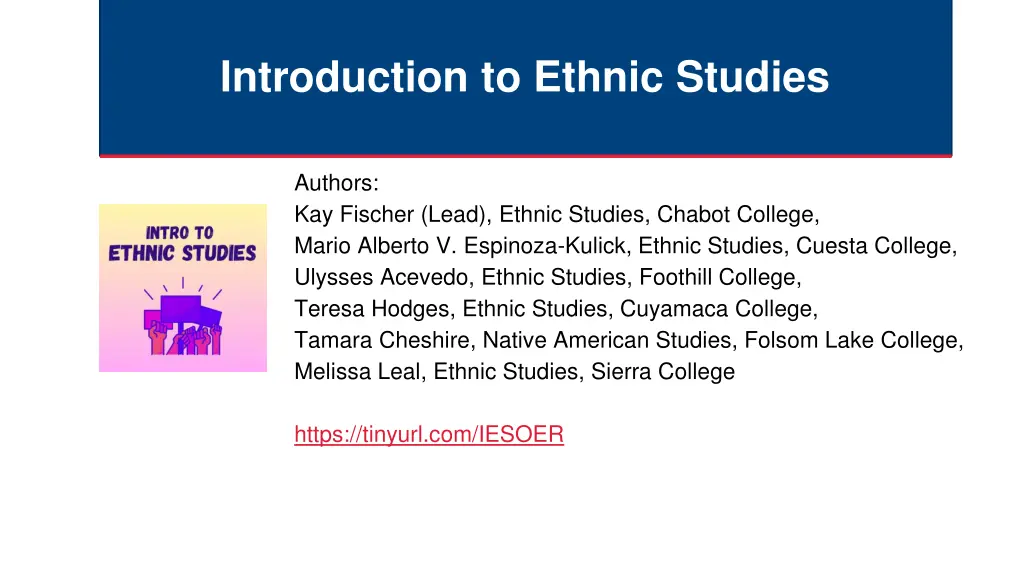 introduction to ethnic studies