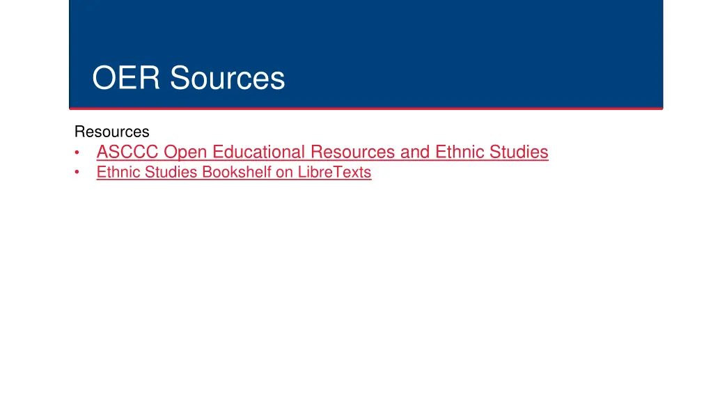 oer sources