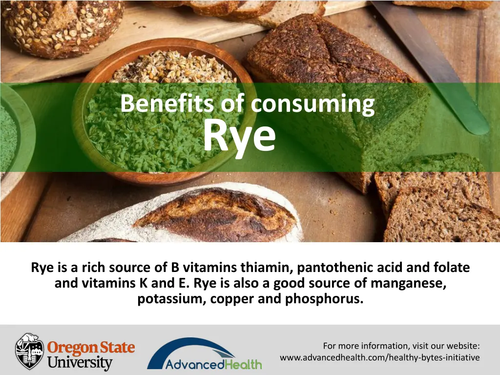 benefits of consuming rye 2