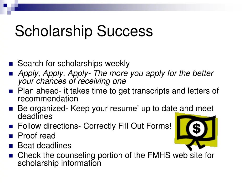scholarship success