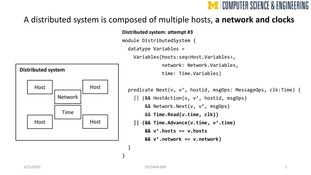 a distributed system is composed of multiple