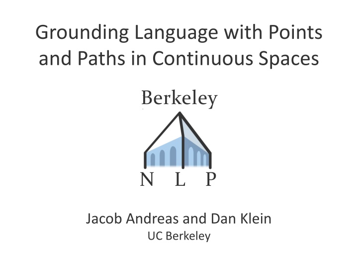grounding language with points and paths