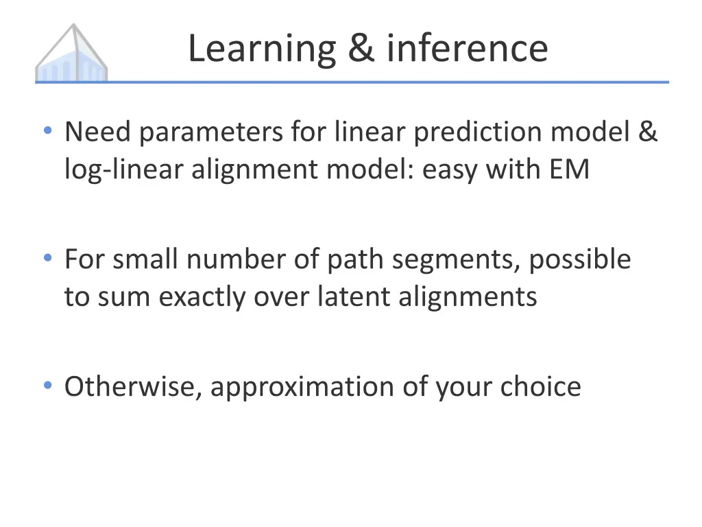 learning inference