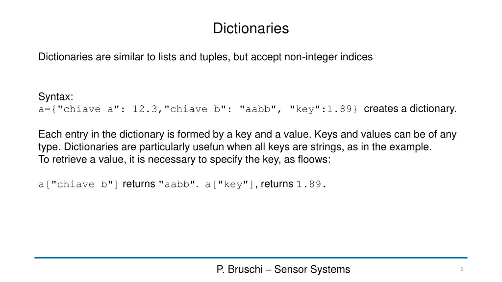 dictionaries