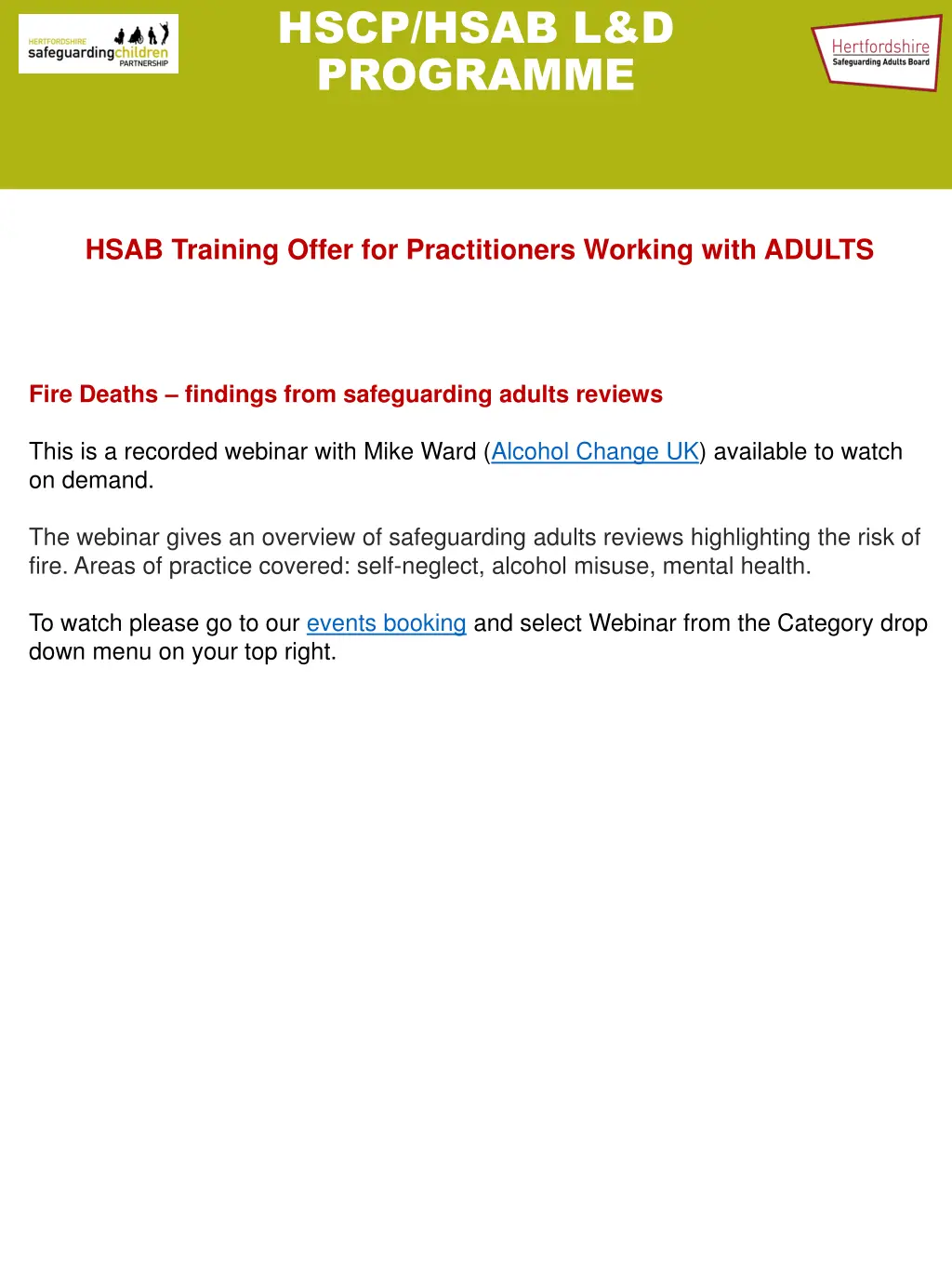 hscp hsab l d programme 25