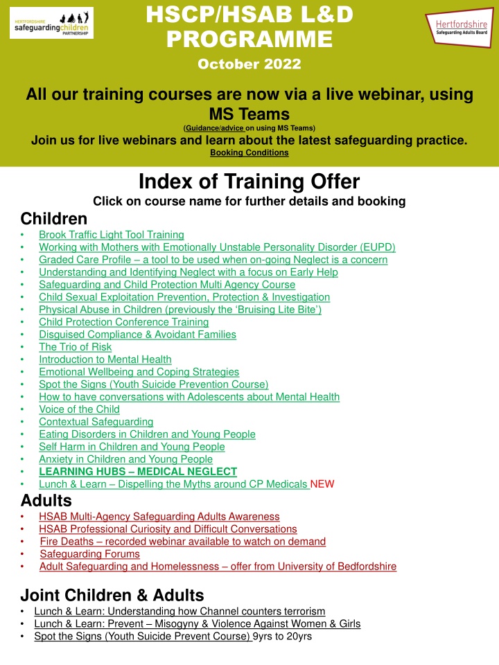 hscp hsab l d programme october 2022