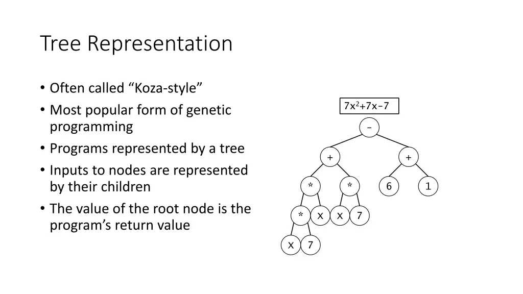 tree representation