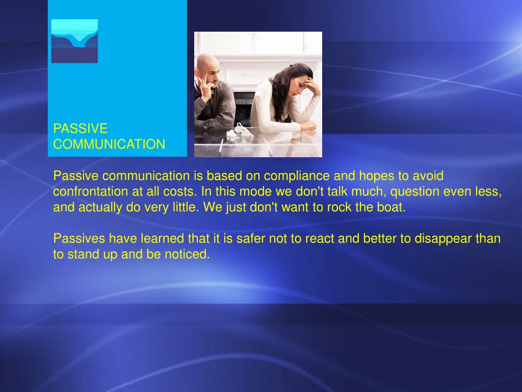 passive communication passive communication