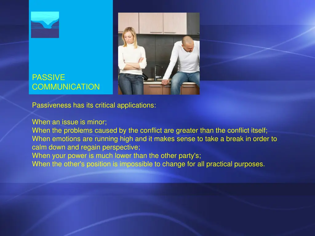 passive communication passiveness