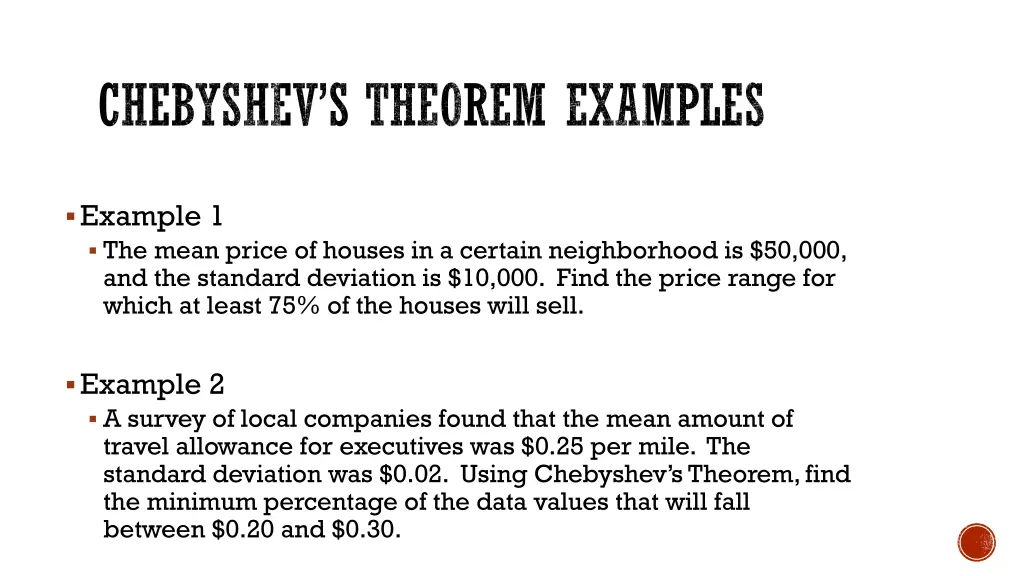 chebyshev s theorem examples