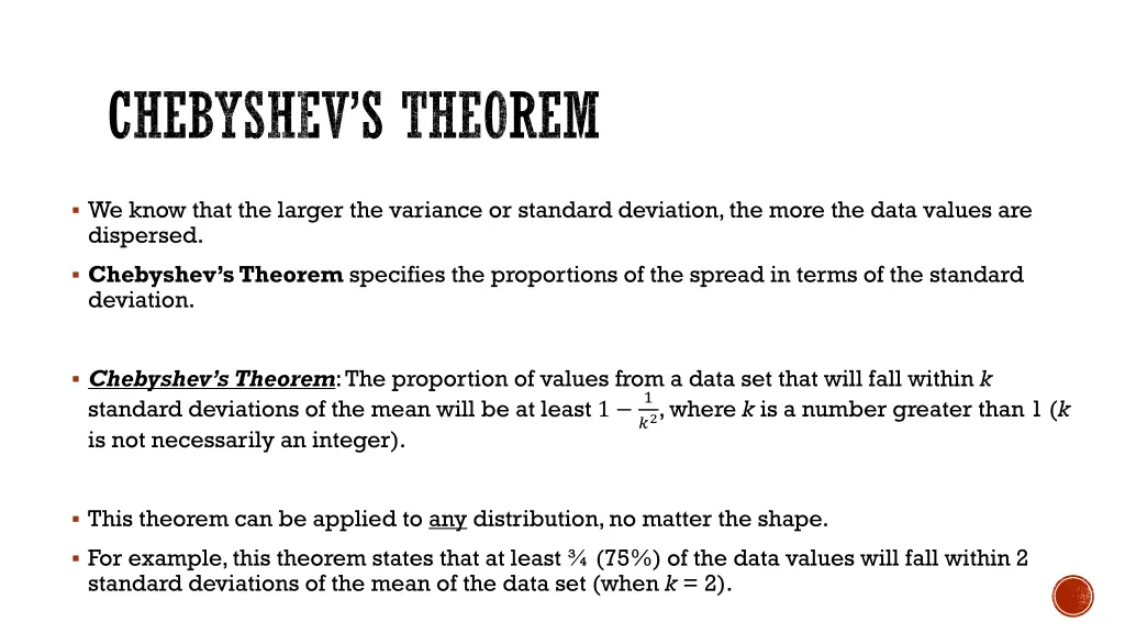 chebyshev s theorem