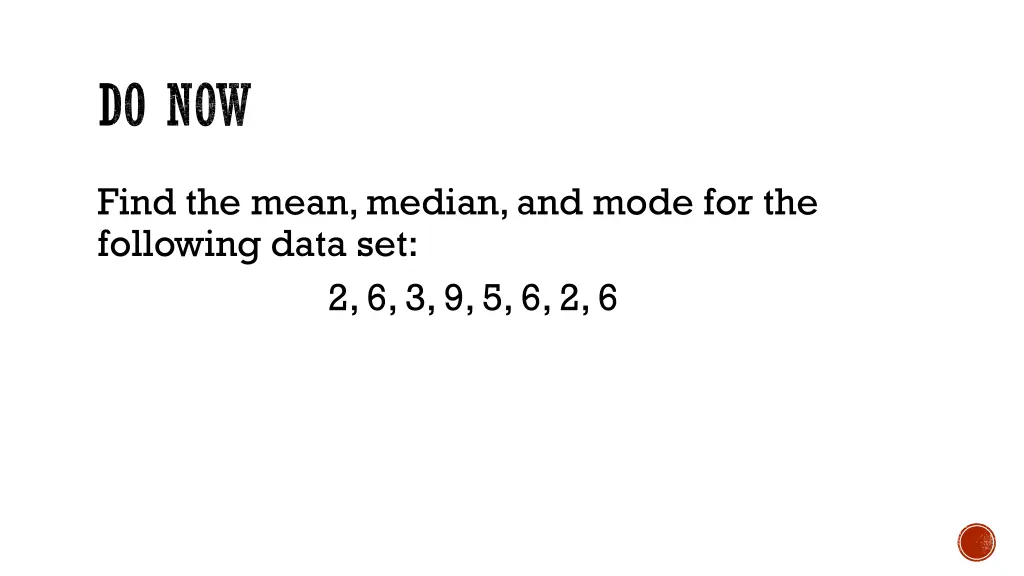 do now 1