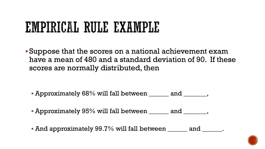 empirical rule example