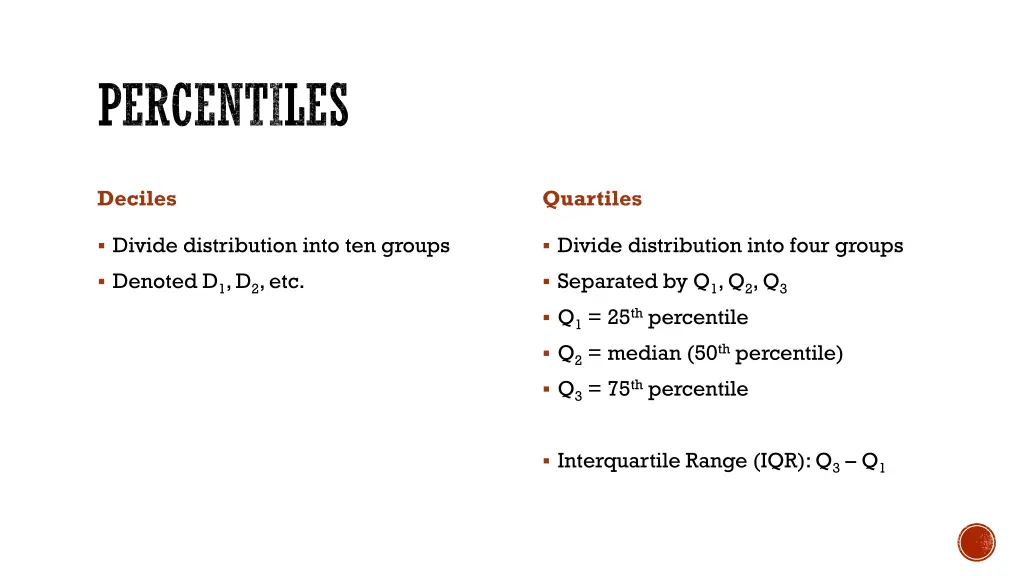 percentiles 3