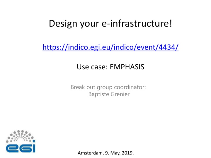 design your e infrastructure
