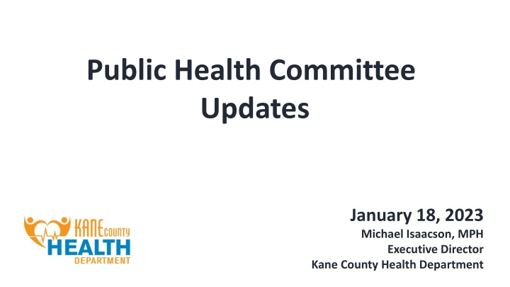 public health committee updates