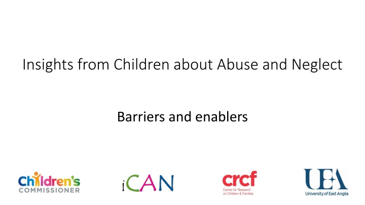 insights from children about abuse and neglect